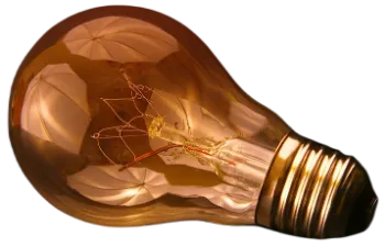 Bulb which illuminates tips and tricks